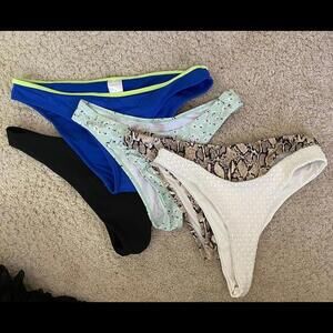 SHEIN SHADE & SHORE XHILARTION  Women's Bikini Swim Bottoms Large